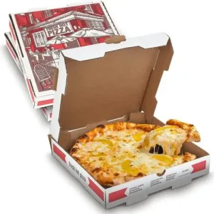 hot fresh pizza box